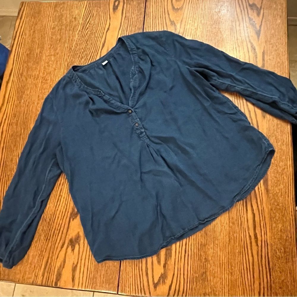 Women’s XXL Dress & Popover Top Bundle Floral Dress, Black Dress, Chambray 2XL - Picture 14 of 16